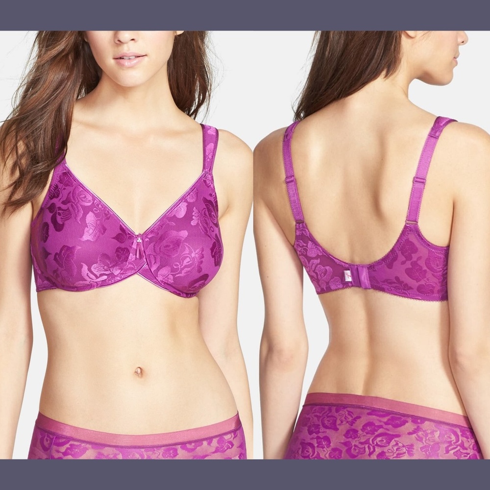 NWT Wacoal Awareness Underwire Bra‎ in Fuchsia Pink [SZ 34C ]